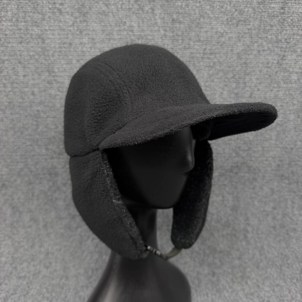 L.L. BEAN Fleece Ear Flap Hat Black L
